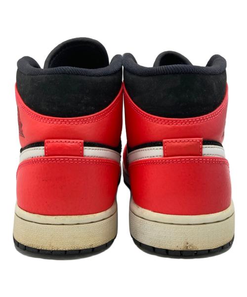 NIKE（ナイキ）NIKE (ナイキ) エアジョーダン1ミッド ピンク×ブラック サイズ:26cmの古着・服飾アイテム