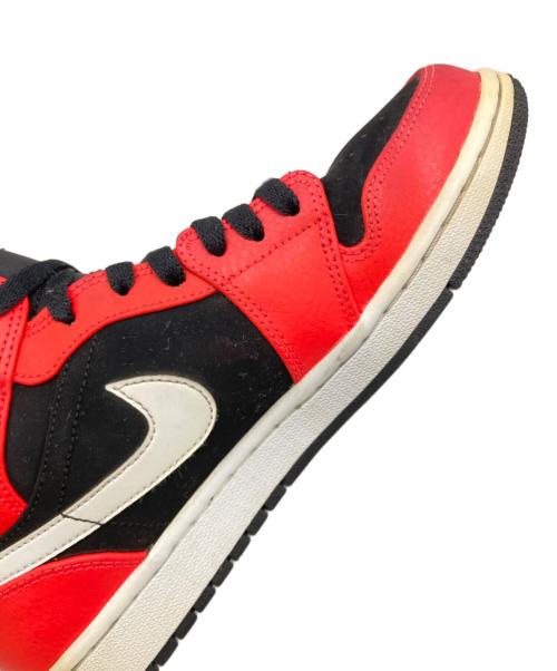 NIKE（ナイキ）NIKE (ナイキ) エアジョーダン1ミッド ピンク×ブラック サイズ:26cmの古着・服飾アイテム