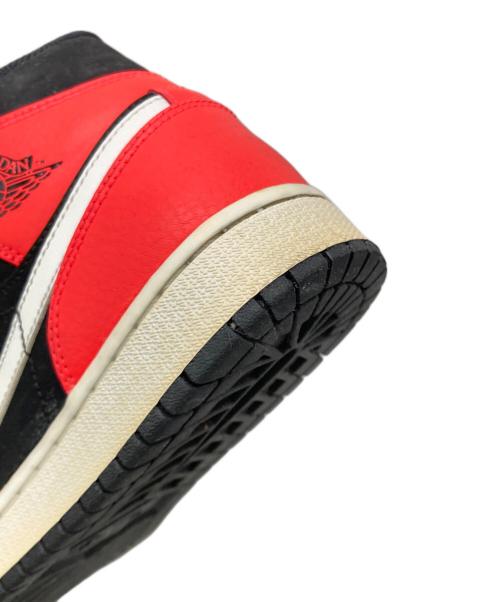 NIKE（ナイキ）NIKE (ナイキ) エアジョーダン1ミッド ピンク×ブラック サイズ:26cmの古着・服飾アイテム