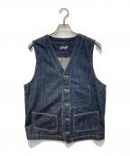 Schottショット）の古着「オールドデニムワークベスト」｜インディゴ