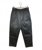 Schott×Dickiesショット×ディッキーズ）の古着「TC 2タック ワイド ワークパンツ」｜ブラック