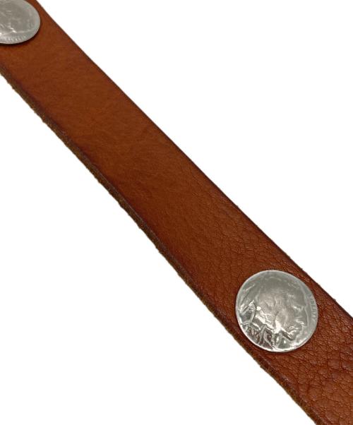 Schott（ショット）Schott (ショット) レザーベルト ブラウン サイズ:34の古着・服飾アイテム