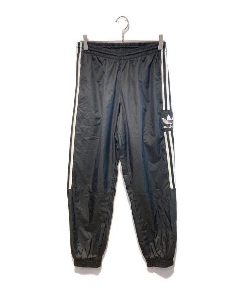 adidas（アディダス）adidas (アディダス) ナイロントラックパンツ ブラック サイズ:Ｌの古着・服飾アイテム