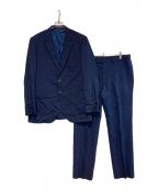 Paul Smith Londonポールスミスロンドン）の古着「シャドーストライプセットアップスーツ」｜ネイビー