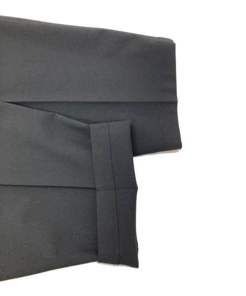 JOSEPH STUDIO（ジョセフスタジオ）JOSEPH STUDIO (ジョセフスタジオ) ウィスピーストレッチ ワンタックパンツ ブラック サイズ:6（Ｌサイス相当）の古着・服飾アイテム