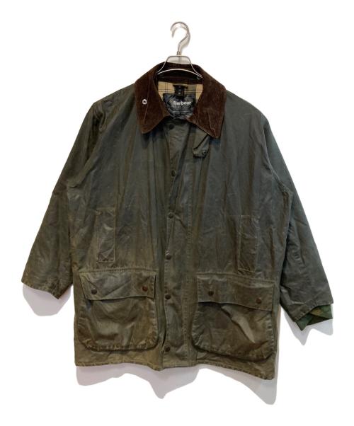 Barbour（バブアー）Barbour (バブアー) ［古着］ボーダー ワックスジャケット カーキ サイズ:C46/117CMの古着・服飾アイテム