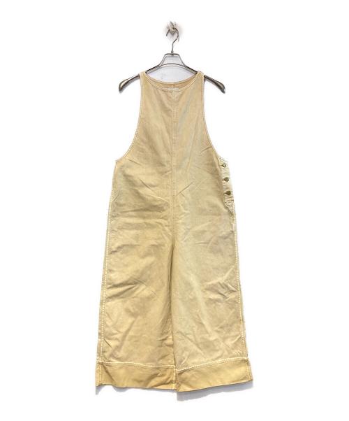 FRAMeWORK（フレームワーク）FRAMeWORK (フレームワーク) ケミカルウォッシュアメスリサロペット ベージュ サイズ:38の古着・服飾アイテム