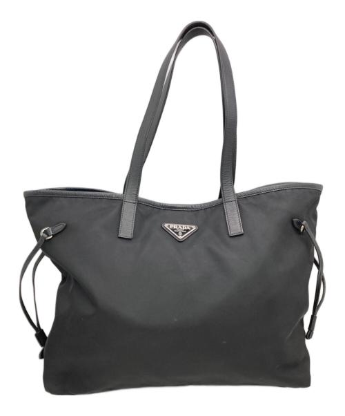 PRADA（プラダ）PRADA (プラダ) ナイロントートバッグ ブラック サイズ:下記参照　の古着・服飾アイテム