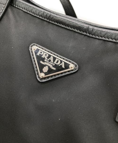PRADA（プラダ）PRADA (プラダ) ナイロントートバッグ ブラック サイズ:下記参照　の古着・服飾アイテム
