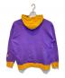 WIND AND SEA (ウィンダンシー) 刺繍スウェットパーカー イエロー×パープル サイズ:XL：7000円