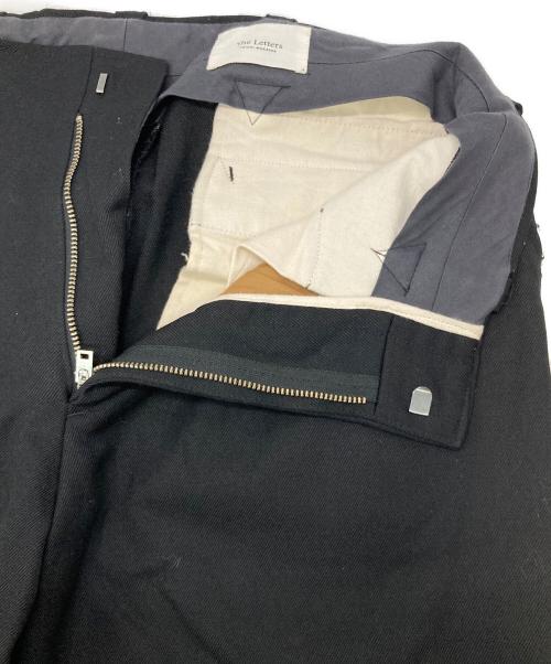 the letters（レターズ）the letters (レターズ) ウエスタンウールパンツ ブラック サイズ:Mの古着・服飾アイテム