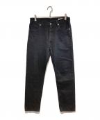 Ron Hermanロンハーマン）の古着「ユーズドスリムストレートブラックデニムパンツ」｜ブラック