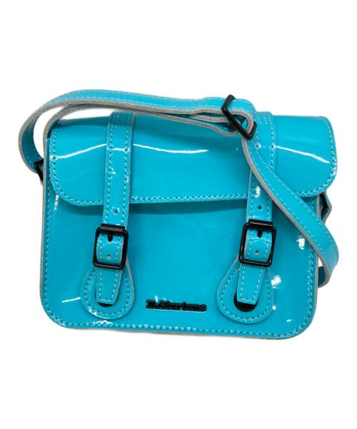 Dr.Martens（ドクターマーチン）Dr.Martens (ドクターマーチン) パテントレザーサッチェルバッグ ブルーの古着・服飾アイテム