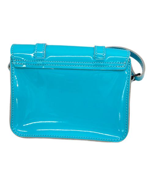 Dr.Martens（ドクターマーチン）Dr.Martens (ドクターマーチン) パテントレザーサッチェルバッグ ブルーの古着・服飾アイテム