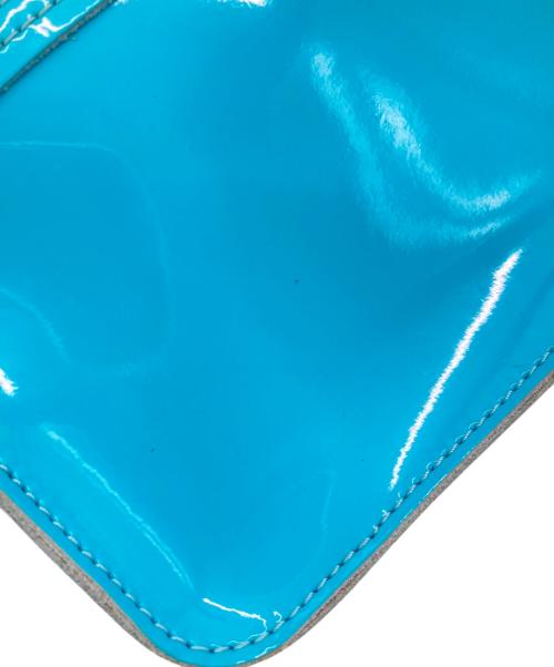 Dr.Martens（ドクターマーチン）Dr.Martens (ドクターマーチン) パテントレザーサッチェルバッグ ブルーの古着・服飾アイテム