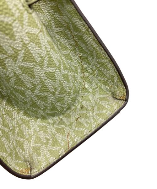 MICHAEL KORS（マイケル・コース）MICHAEL KORS (マイケル・コース) 2WAYバッグ グリーン×ホワイトの古着・服飾アイテム