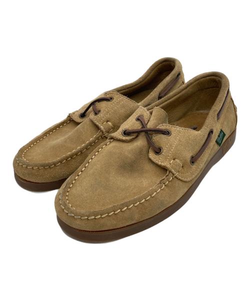 PARABOOT（パラブーツ）PARABOOT (パラブーツ) デッキシューズ ベージュ サイズ:5（メンズ）の古着・服飾アイテム