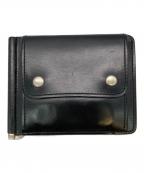 SLOWスロウ）の古着「マネークリップ2つ折り財布」｜ブラック