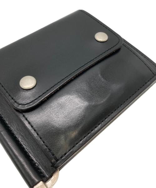 SLOW（スロウ）SLOW (スロウ) マネークリップ2つ折り財布 ブラックの古着・服飾アイテム