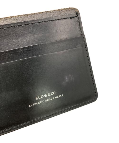 SLOW（スロウ）SLOW (スロウ) マネークリップ2つ折り財布 ブラックの古着・服飾アイテム