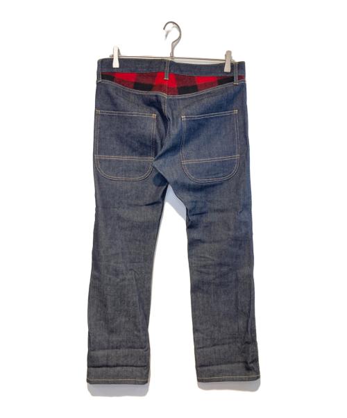 COMME des GARCONS JUNYA WATANABE MAN（コム デ ギャルソン ジュンヤ ワタナベ マン）COMME des GARCONS JUNYA WATANABE MAN (コム デ ギャルソン ジュンヤ ワタナベ マン) 切替デニムパンツ インディゴ サイズ:Sの古着・服飾アイテム
