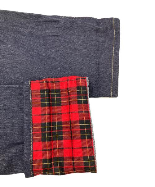 COMME des GARCONS JUNYA WATANABE MAN（コム デ ギャルソン ジュンヤ ワタナベ マン）COMME des GARCONS JUNYA WATANABE MAN (コム デ ギャルソン ジュンヤ ワタナベ マン) 切替デニムパンツ インディゴ サイズ:Sの古着・服飾アイテム