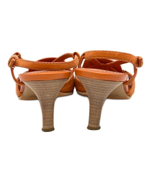 TOD'S（トッズ）TOD'S (トッズ) レザーサンダル ブラウン サイズ:37 1/2の古着・服飾アイテム