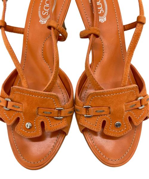 TOD'S（トッズ）TOD'S (トッズ) レザーサンダル ブラウン サイズ:37 1/2の古着・服飾アイテム