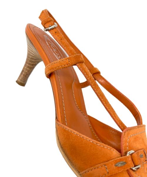 TOD'S（トッズ）TOD'S (トッズ) レザーサンダル ブラウン サイズ:37 1/2の古着・服飾アイテム