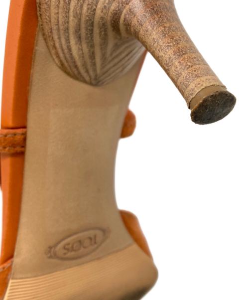 TOD'S（トッズ）TOD'S (トッズ) レザーサンダル ブラウン サイズ:37 1/2の古着・服飾アイテム