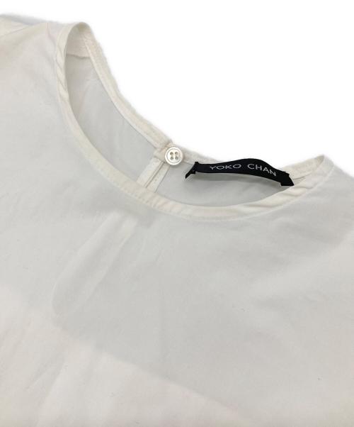 YOKO CHAN（ヨーコチャン）YOKO CHAN (ヨーコチャン) ノースリーブブラウス ホワイト サイズ:38の古着・服飾アイテム