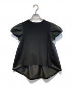 YOKO CHANヨーコチャン）の古着「半袖カットソー」｜ブラック