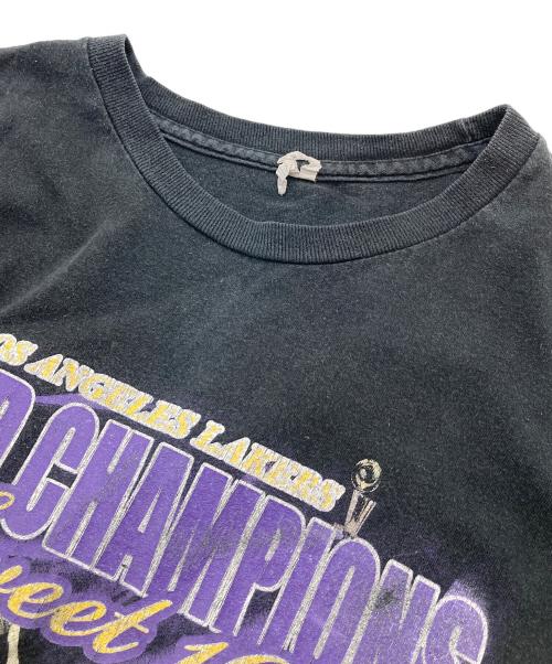Los Angeles Lakers（ロサンゼルス・エンゼルス レイカーズ）Los Angeles Lakers (ロサンゼルス・エンゼルス レイカーズ) 【古着】ワールドチャンピオンズ スイート16 Tシャツ　半袖カットソー　Tシャツ　Tee　Los Angeles Lakers グレー サイズ:実寸参照の古着・服飾アイテム