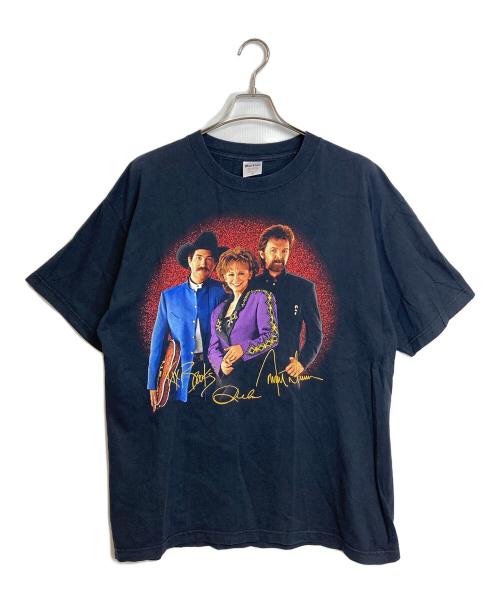Murina（ムリナ）Murina (ムリナ) 【古着】両面プリント バンドTシャツ 90's BROOK&DUNN REBA McEntire USA製　90年代 ブラック サイズ:XLの古着・服飾アイテム