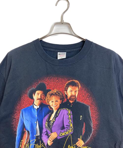 Murina（ムリナ）Murina (ムリナ) 【古着】両面プリント バンドTシャツ 90's BROOK&DUNN REBA McEntire USA製　90年代 ブラック サイズ:XLの古着・服飾アイテム