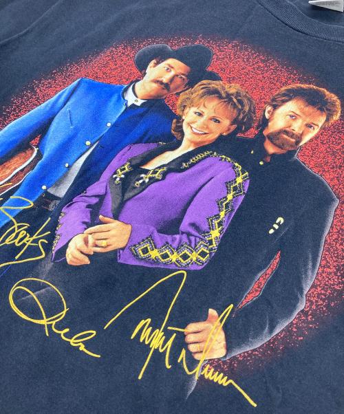 Murina（ムリナ）Murina (ムリナ) 【古着】両面プリント バンドTシャツ 90's BROOK&DUNN REBA McEntire USA製　90年代 ブラック サイズ:XLの古着・服飾アイテム