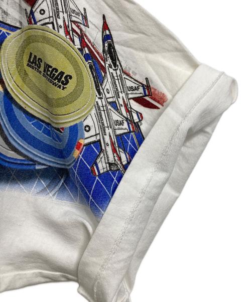 ALORE（アローレ）ALORE (アローレ) 【古着】レーシングカーTシャツ　半袖カットソー　Tシャツ　Tee  Las Vegas UAW Daimler Chrysler ホワイト サイズ:XLの古着・服飾アイテム