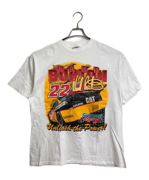 power pro（パワープロ）power pro (パワープロ) 【古着】レーシングTシャツ　半袖カットソー　Tシャツ　Tee   オーバーサイズ ホワイト サイズ: XLの古着・服飾アイテム