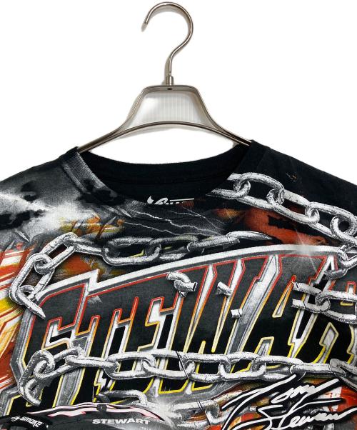 CHASE（チェイス）CHASE (チェイス) 【古着】両面プリント レーシングTシャツ　半袖カットソー　Tシャツ　Tee   オーバーサイズ ブラック サイズ: XLの古着・服飾アイテム