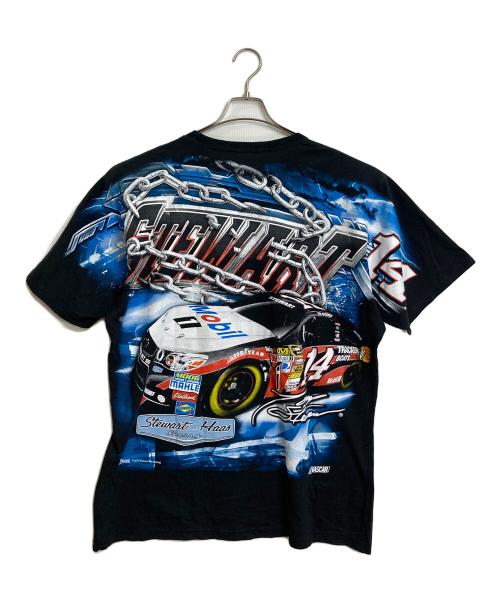 CHASE（チェイス）CHASE (チェイス) 【古着】両面プリント レーシングTシャツ　半袖カットソー　Tシャツ　Tee   オーバーサイズ ブラック サイズ: XLの古着・服飾アイテム