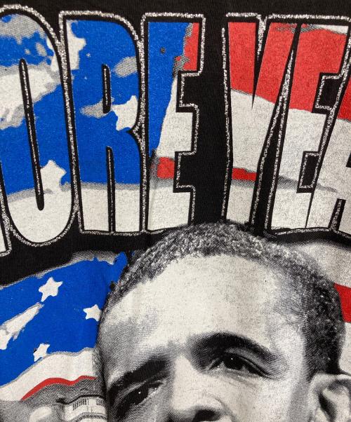 FALSA（ファルサ）FALSA (ファルサ) 【古着】Tシャツ　半袖カットソー　Tee  オバマ　オーバーサイズ ブラック サイズ:4XLの古着・服飾アイテム