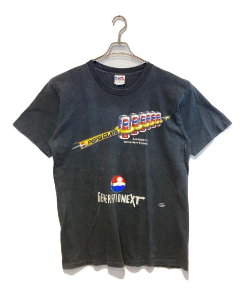 Littlefield Adams（リトルフィールドアダムス）Littlefield Adams (リトルフィールドアダムス) ［古着］ペプシTシャツ ブラック サイズ:XLの古着・服飾アイテム