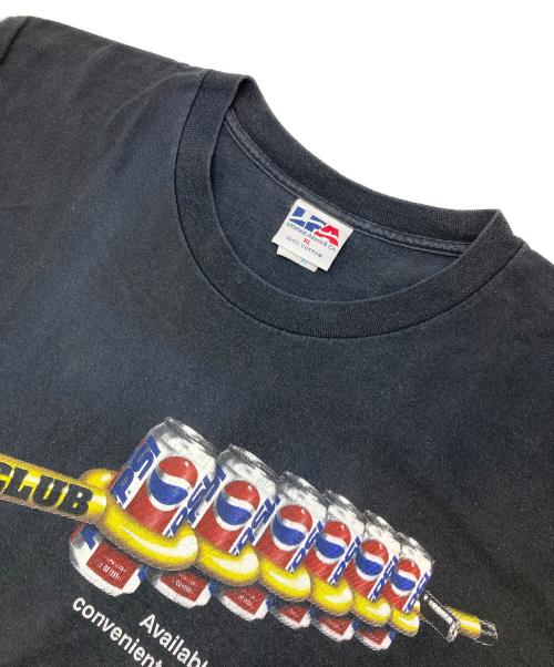 Littlefield Adams（リトルフィールドアダムス）Littlefield Adams (リトルフィールドアダムス) ［古着］ペプシTシャツ ブラック サイズ:XLの古着・服飾アイテム