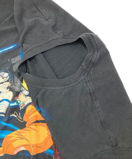 NARUTO（ナルト）NARUTO (ナルト) ［古着］アニメTシャツ ブラック サイズ:Ｌの古着・服飾アイテム