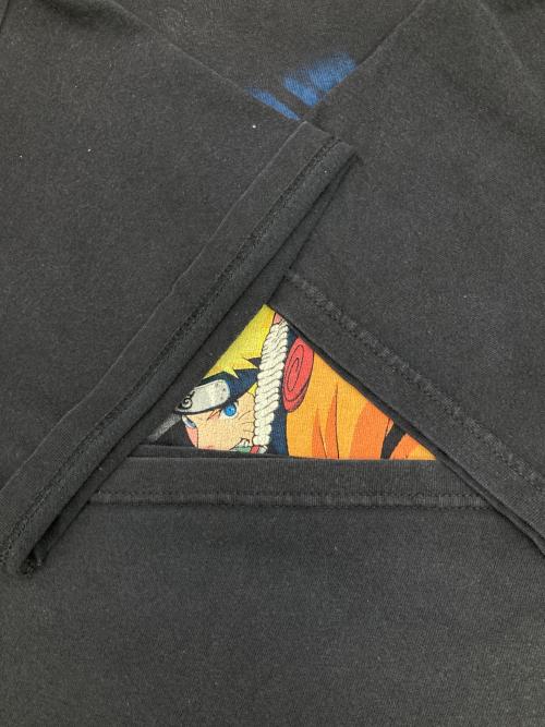NARUTO（ナルト）NARUTO (ナルト) ［古着］アニメTシャツ ブラック サイズ:Ｌの古着・服飾アイテム