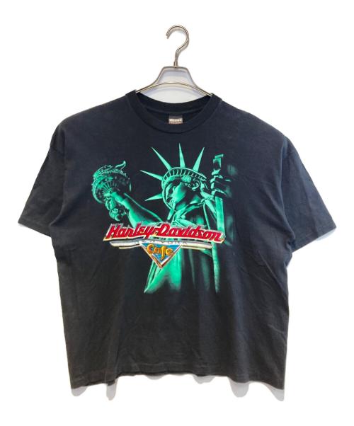 HARLEY-DAVIDSON（ハーレーダビッドソン）HARLEY-DAVIDSON (ハーレーダビッドソン) ［古着］プリントTシャツ ブラック サイズ:下記参照　の古着・服飾アイテム