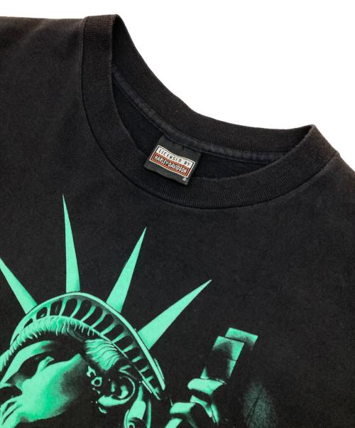 HARLEY-DAVIDSON（ハーレーダビッドソン）HARLEY-DAVIDSON (ハーレーダビッドソン) ［古着］プリントTシャツ ブラック サイズ:下記参照　の古着・服飾アイテム