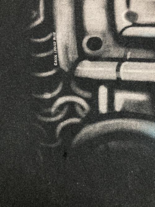 LIQUID BLUE（リキッドブルー）LIQUID BLUE (リキッドブルー) ［古着］スカルプリントTシャツ ブラック サイズ:2XLの古着・服飾アイテム