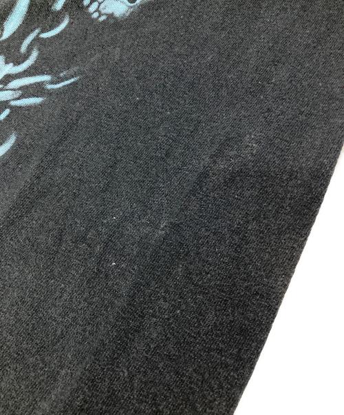 LIQUID BLUE（リキッドブルー）LIQUID BLUE (リキッドブルー) ［古着］スカルプリントTシャツ ブラック サイズ:2XLの古着・服飾アイテム