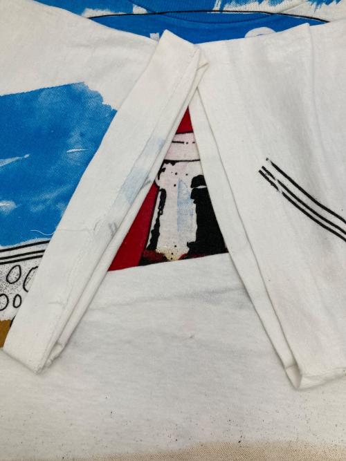 Coca Cola（コカコーラ）Coca Cola (コカコーラ) ［古着］オールオーバープリントTシャツ ホワイト サイズ:XLの古着・服飾アイテム